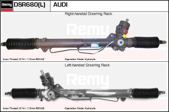 DELCO REMY Рулевой механизм DSR691L